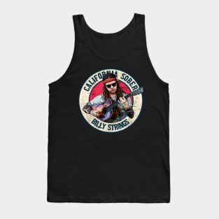 Retro Style Fan Art Design Billy Strings California Sober Tank Top